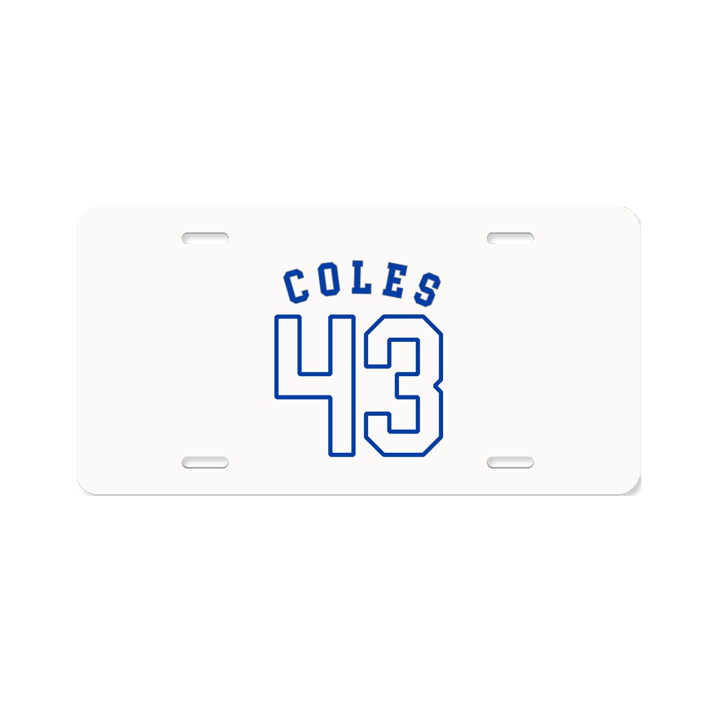 License Plate — Shirsey Arch in Classic