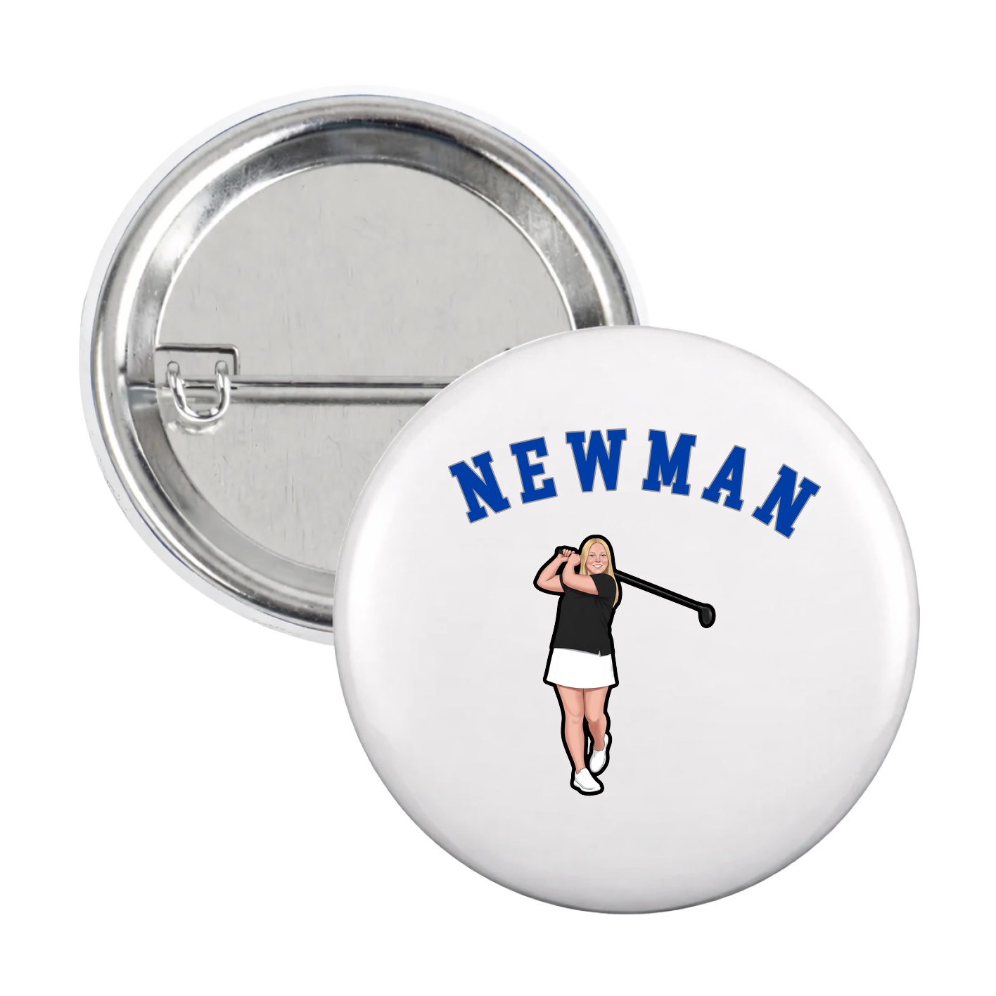 Game Day Button — Shirsey Arch in White