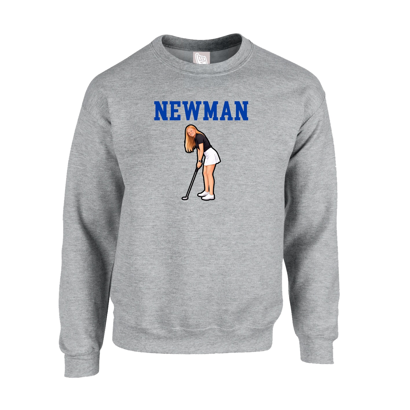 Fleece Crew — Shirsey in Grey
