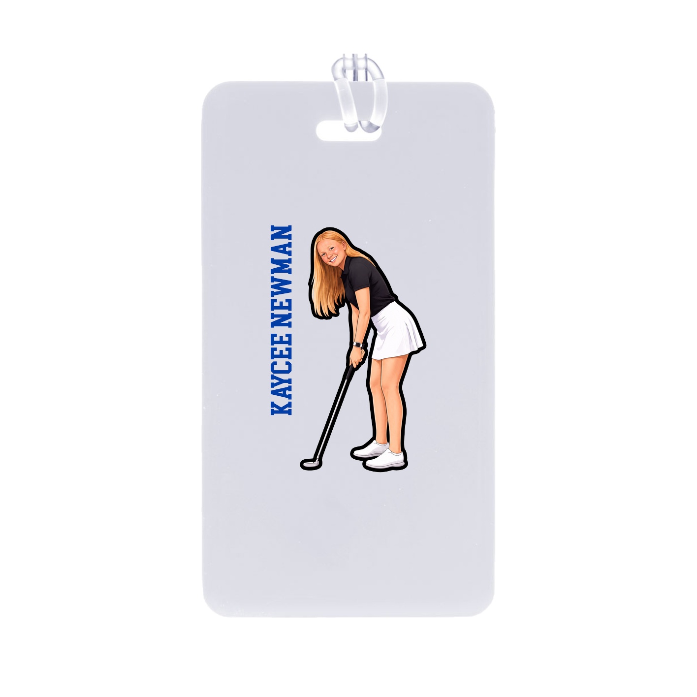 Bag Tag — Name Vertical in Classic