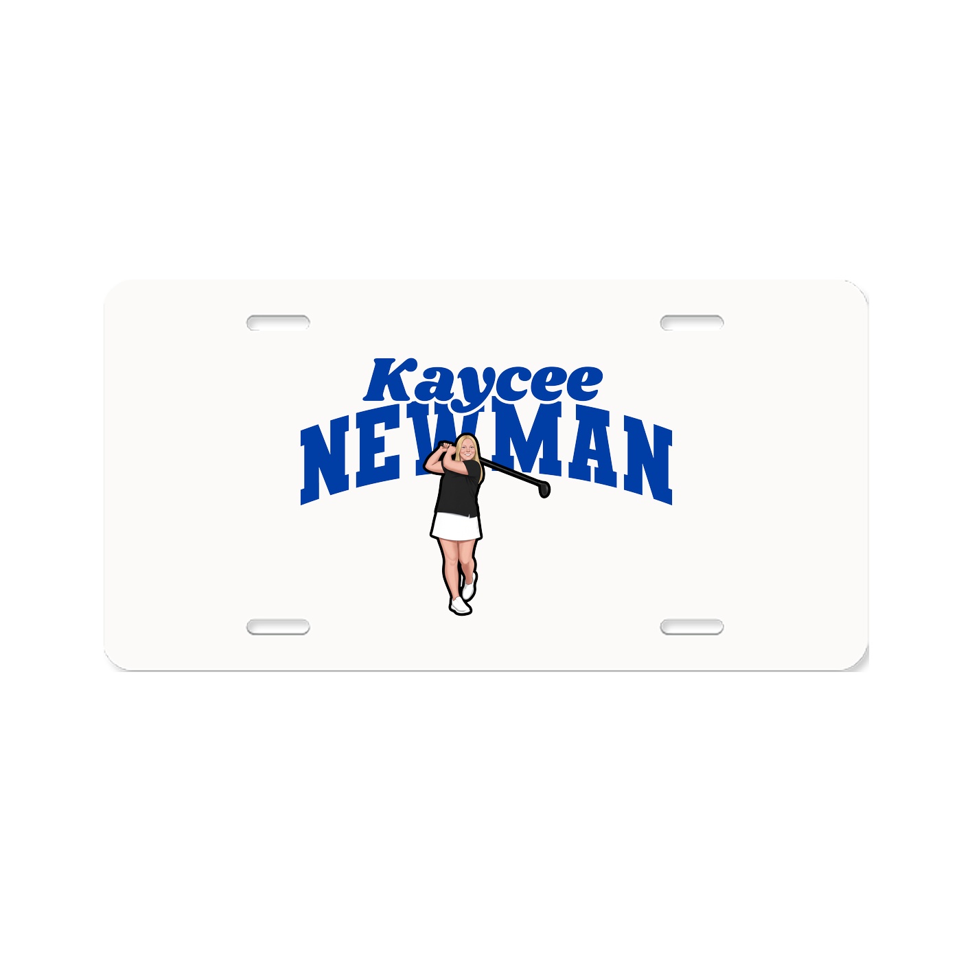 License Plate — Signature Arch in Classic