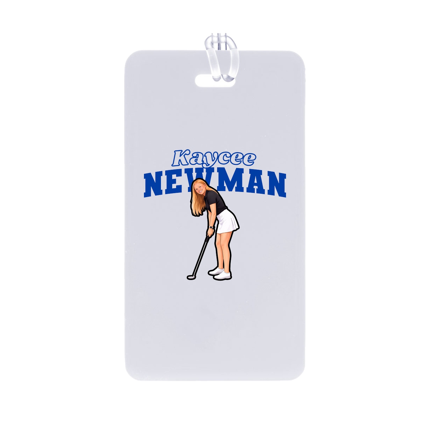Bag Tag — Name Arch in Classic