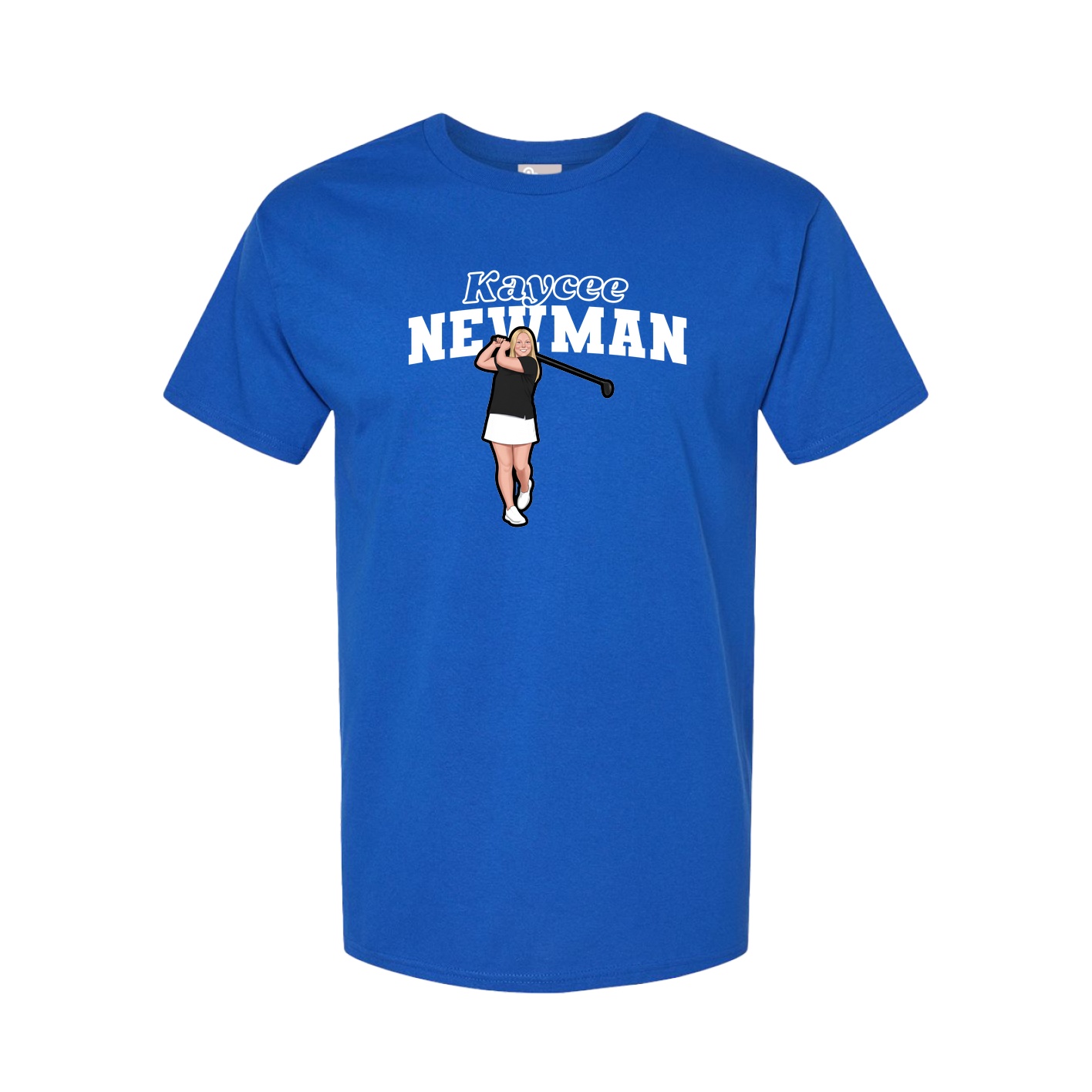 Tee — Name Arch in Royal