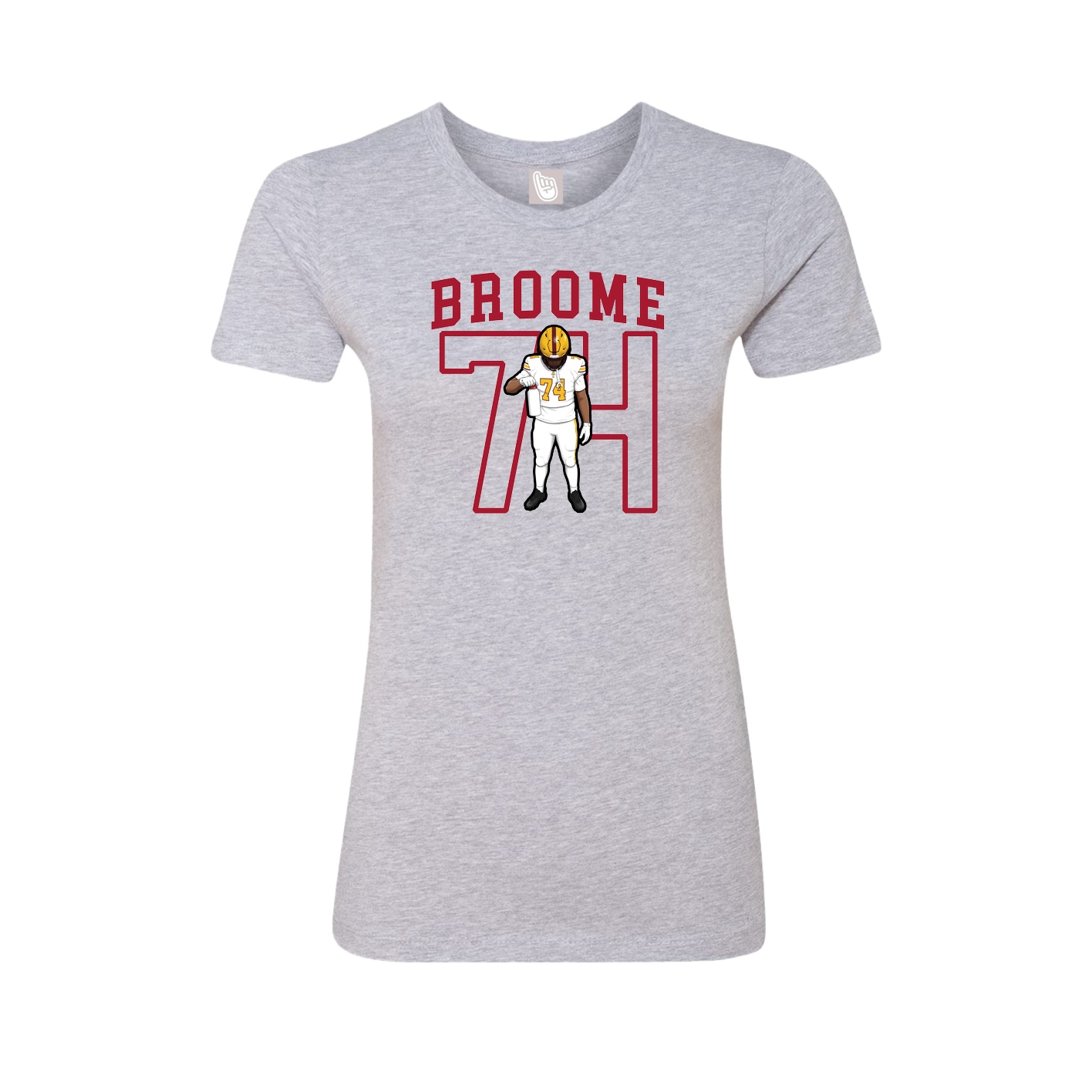 Fitted Women's Tee — Shirsey in Grey