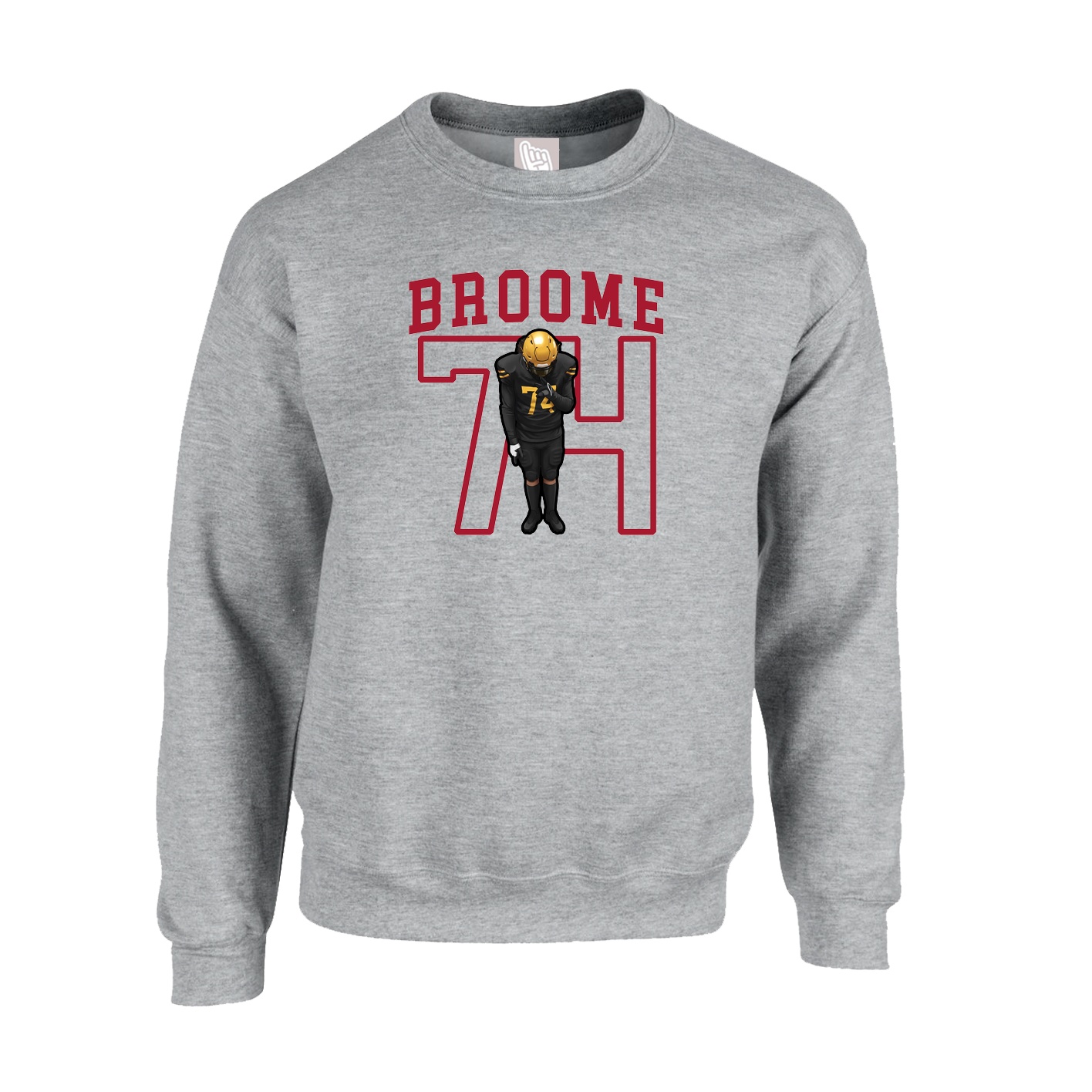 Fleece Crew — Shirsey in Grey
