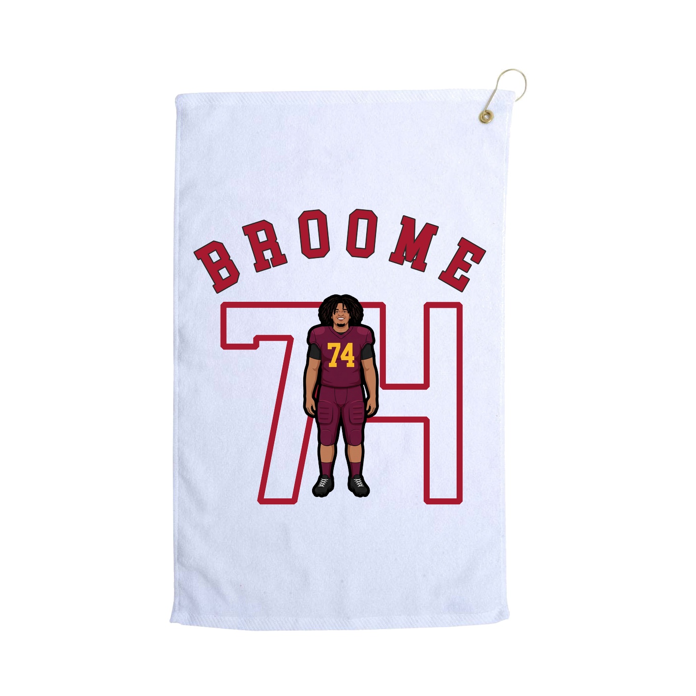 Golf Towel — Shirsey Arch in White