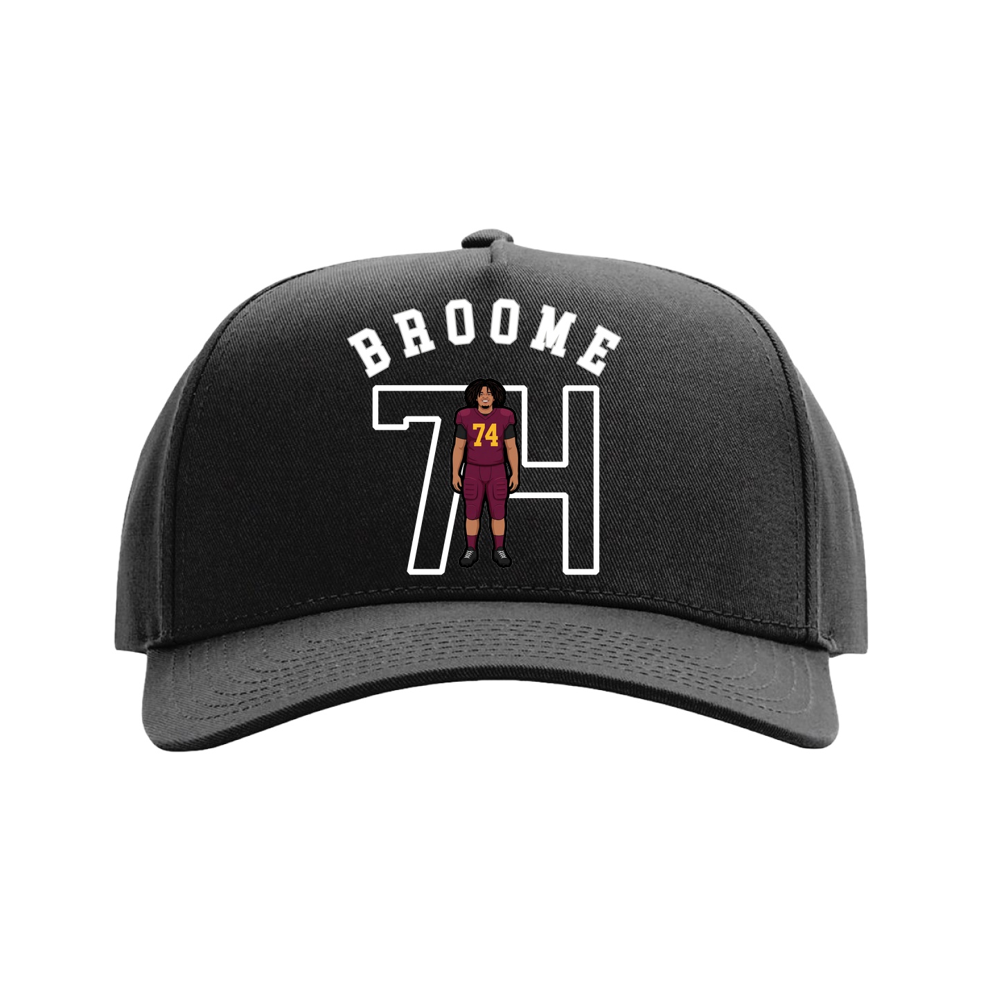 Full Fabric Five-Panel Champ Cap