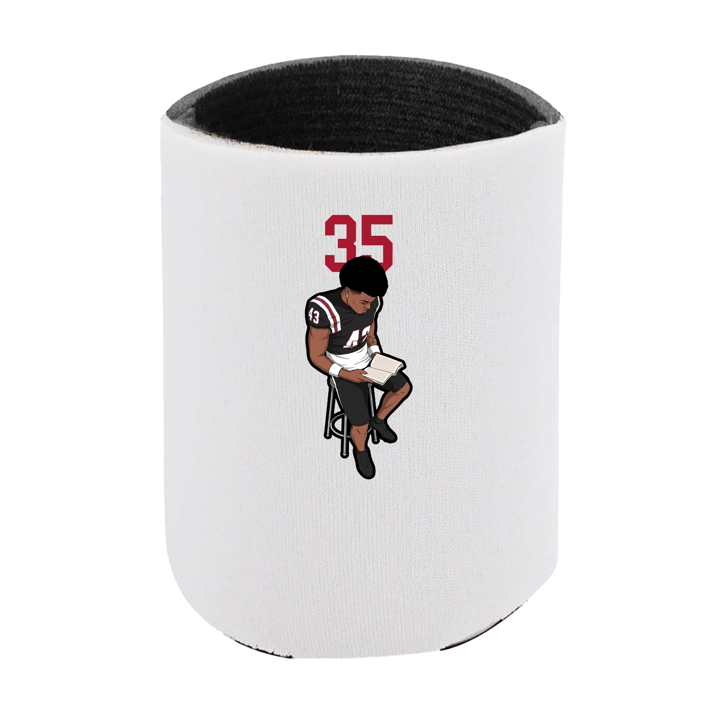 Can Holder — Number Top in White