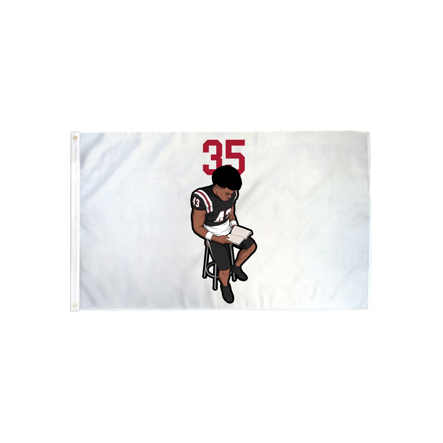 3x5 Flag — Number Top in Classic