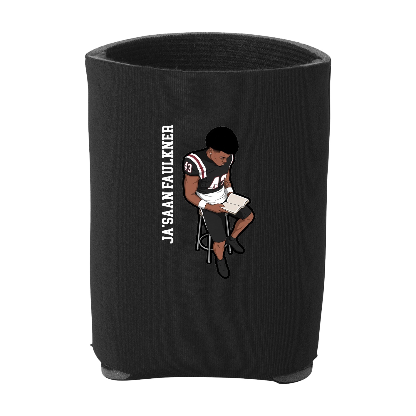 Can Holder — Name Vertical in Black