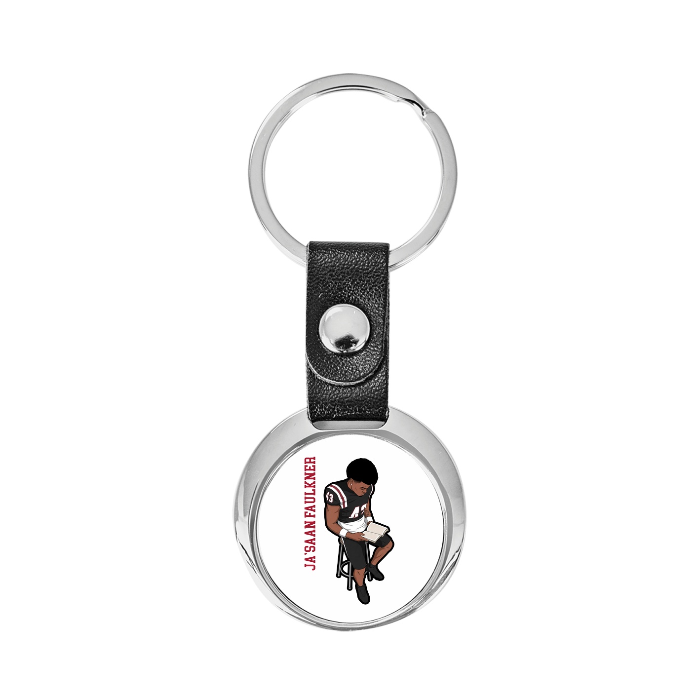 Key Chain — Name Vertical in Classic