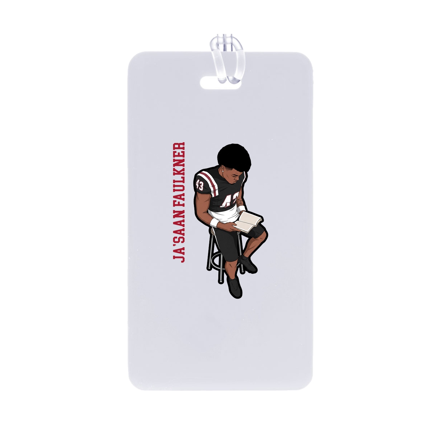 Bag Tag — Name Vertical in Classic