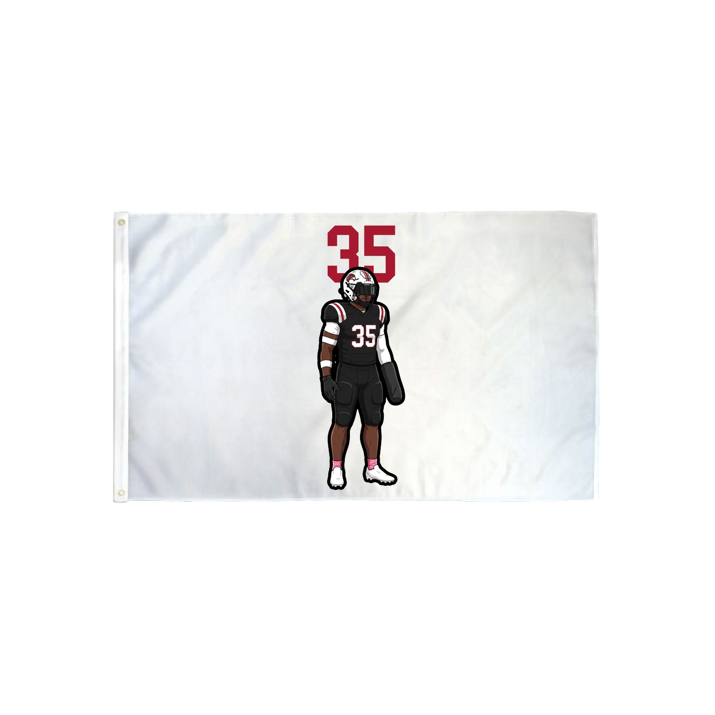 3x5 Flag — Number Top in Classic