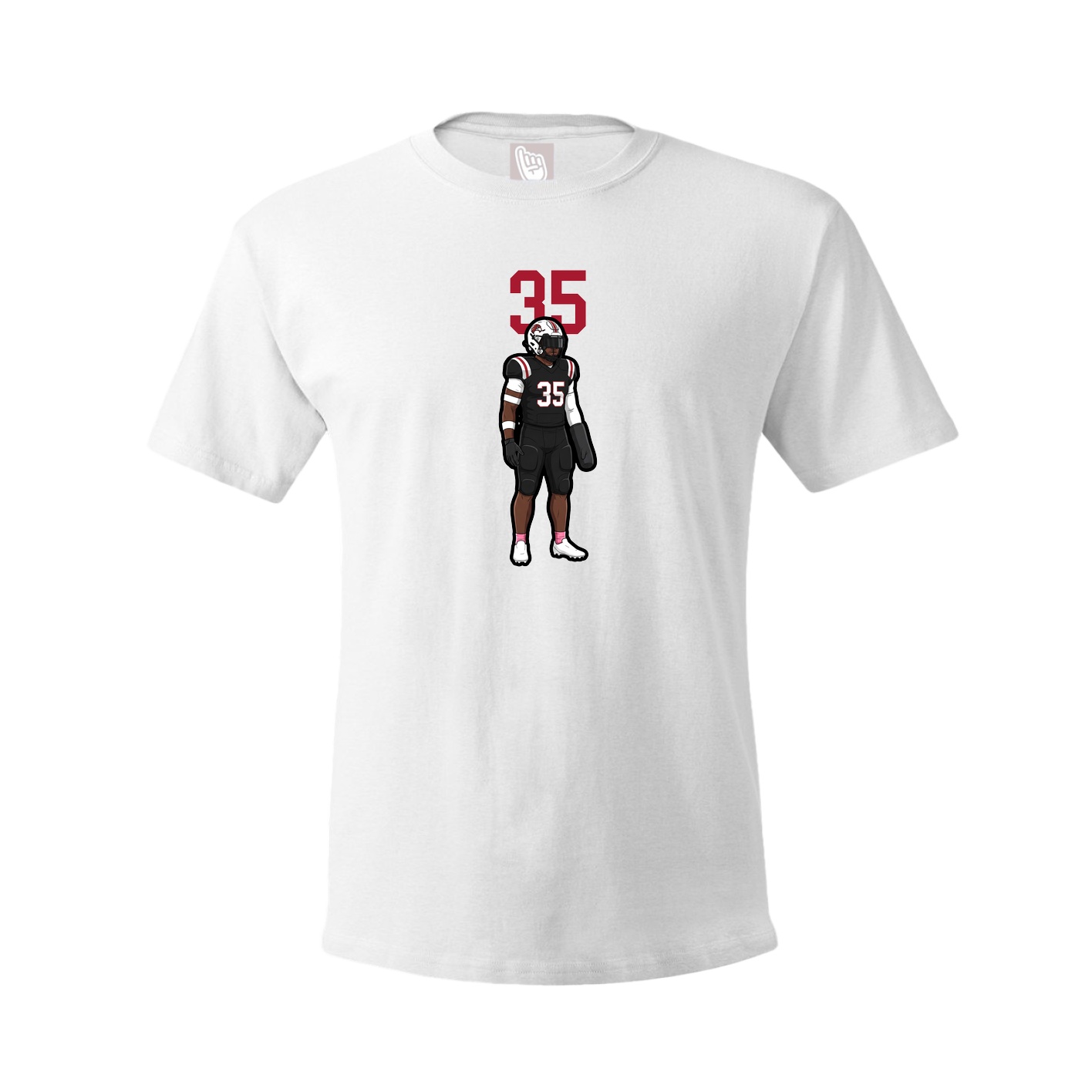 Tee — Number Top in White