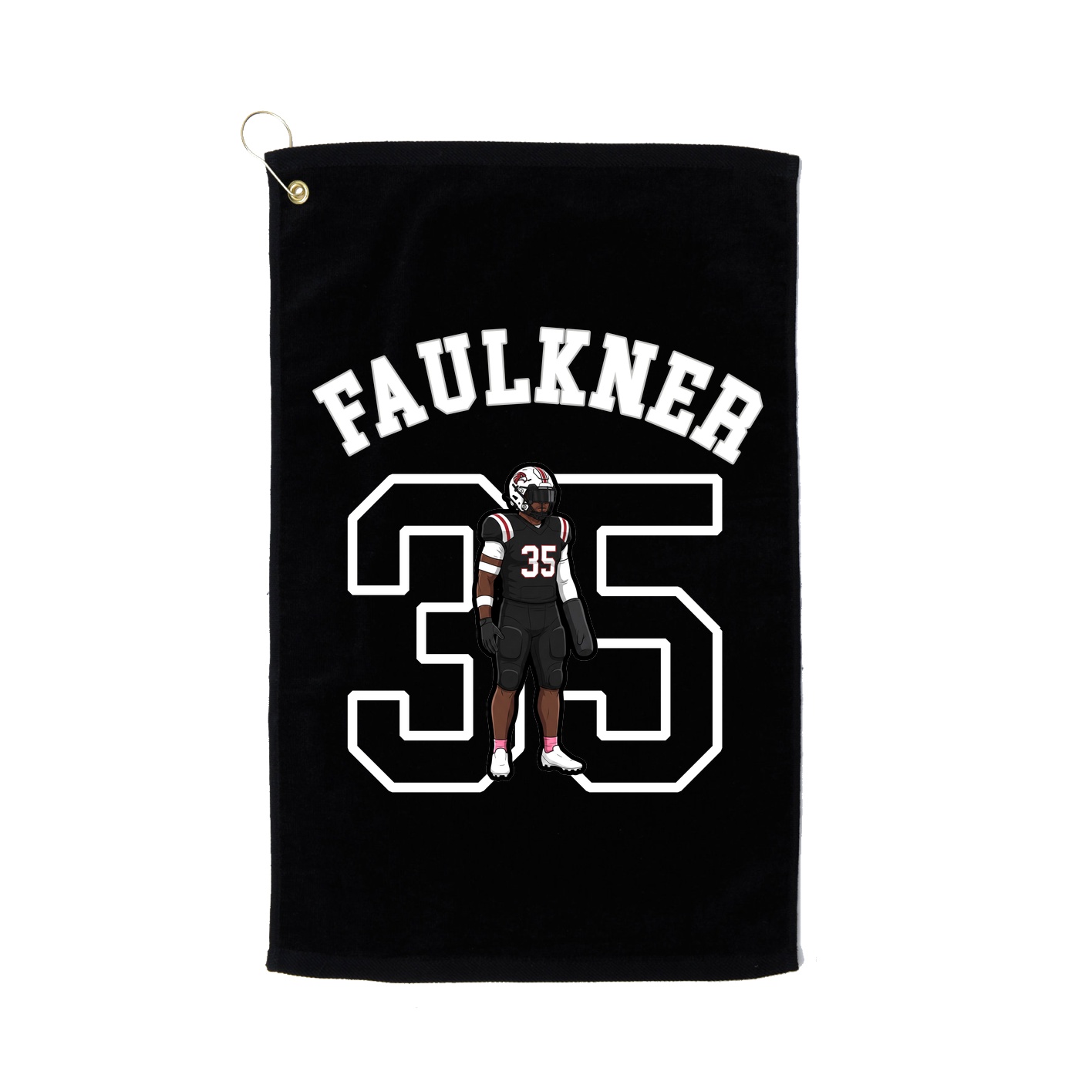 Golf Towel — Shirsey Arch in Black