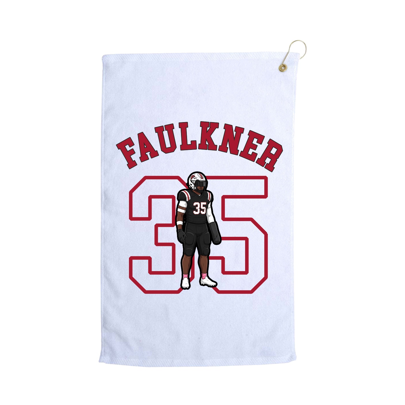 Golf Towel — Shirsey Arch in White