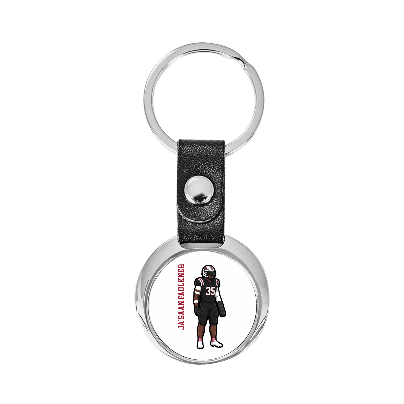 Key Chain — Name Vertical in Classic