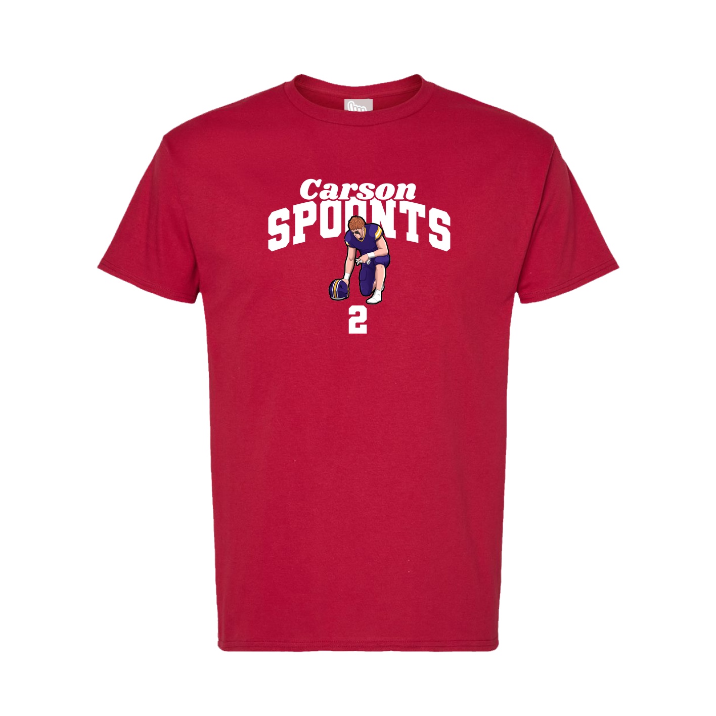 Tee — Signature Arch in Crimson