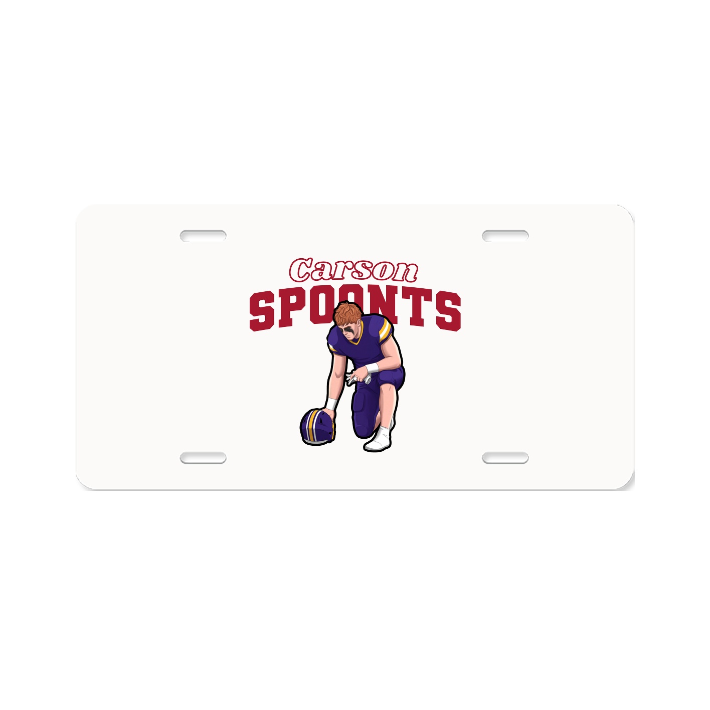 License Plate — Name Arch in Classic
