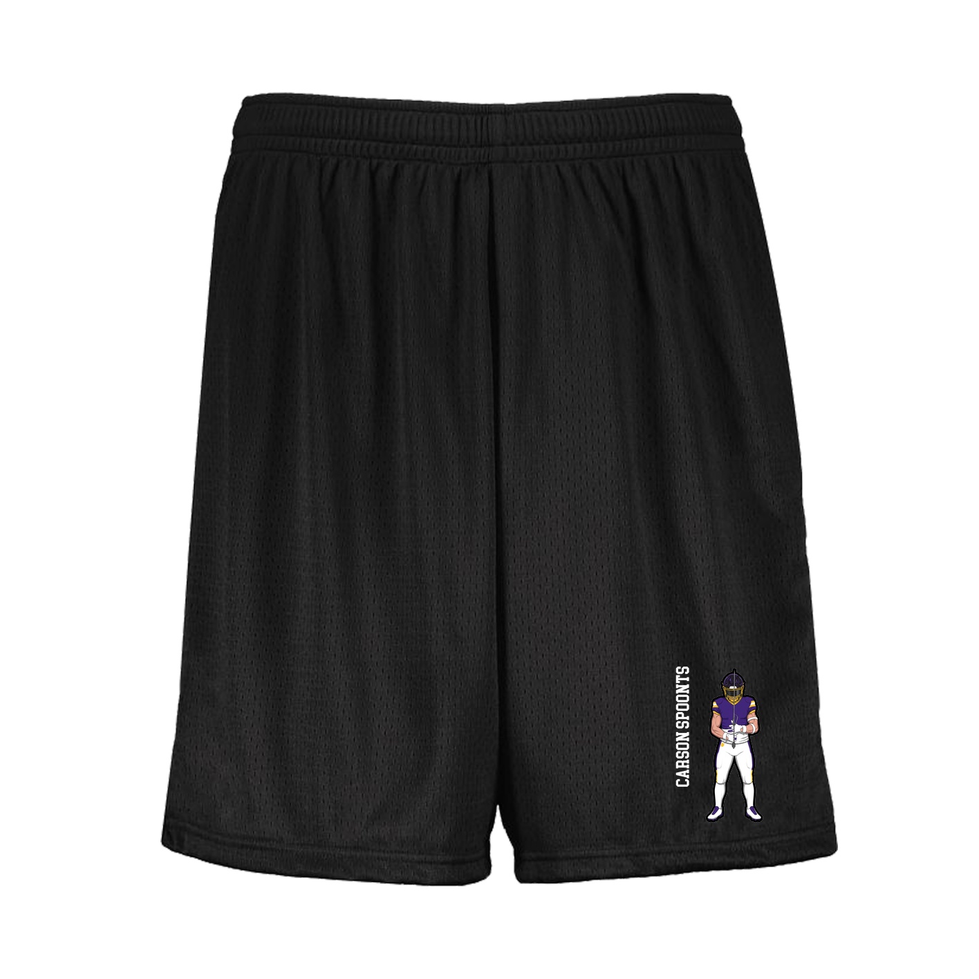 Shorts — Name Vertical in Black