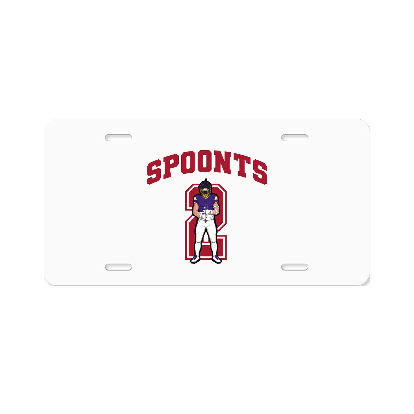License Plate — Number in Classic
