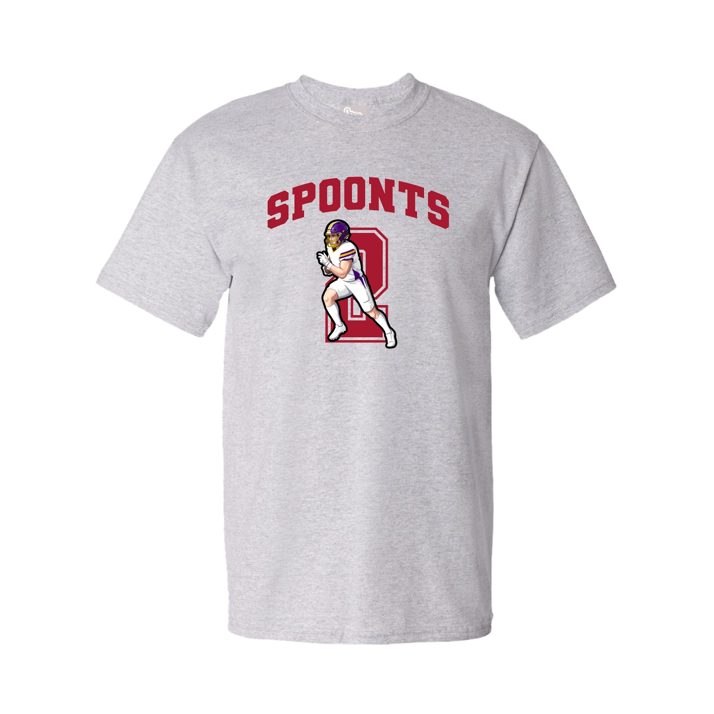 Youth Tee — Number in Grey