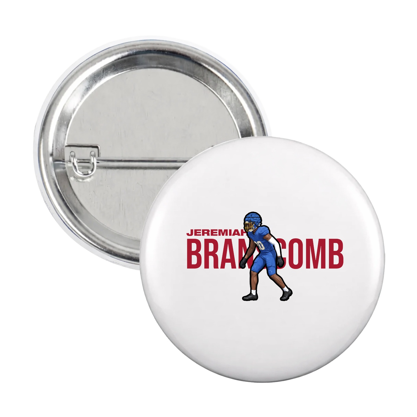 Game Day Button — Player Name in White