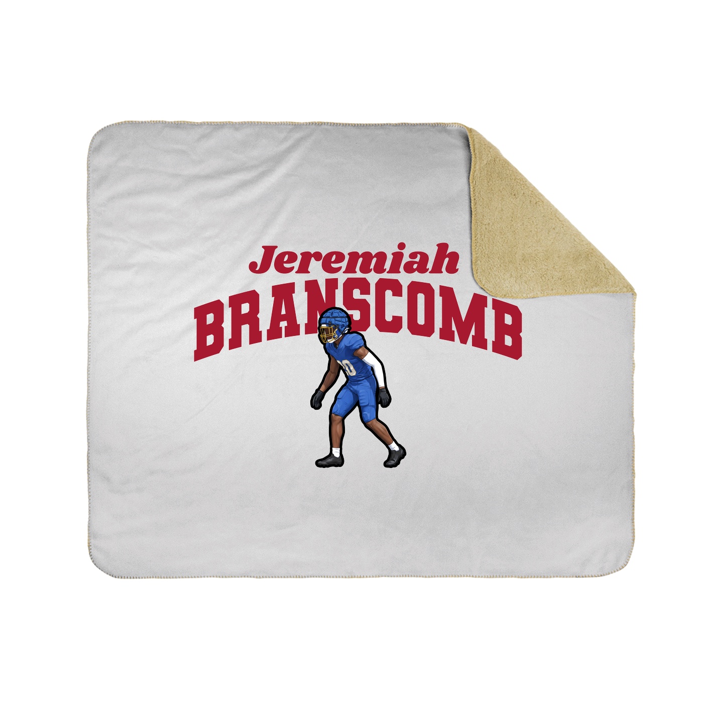 Throw Blanket — Signature Arch in White