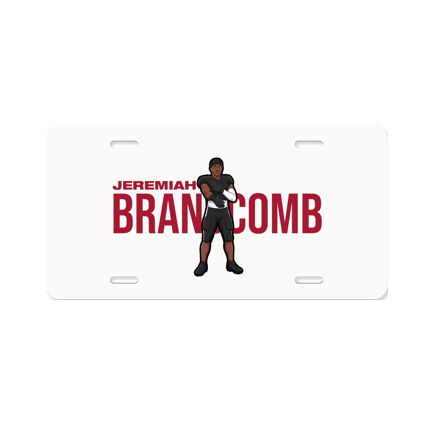 License Plate — Player Name in Classic