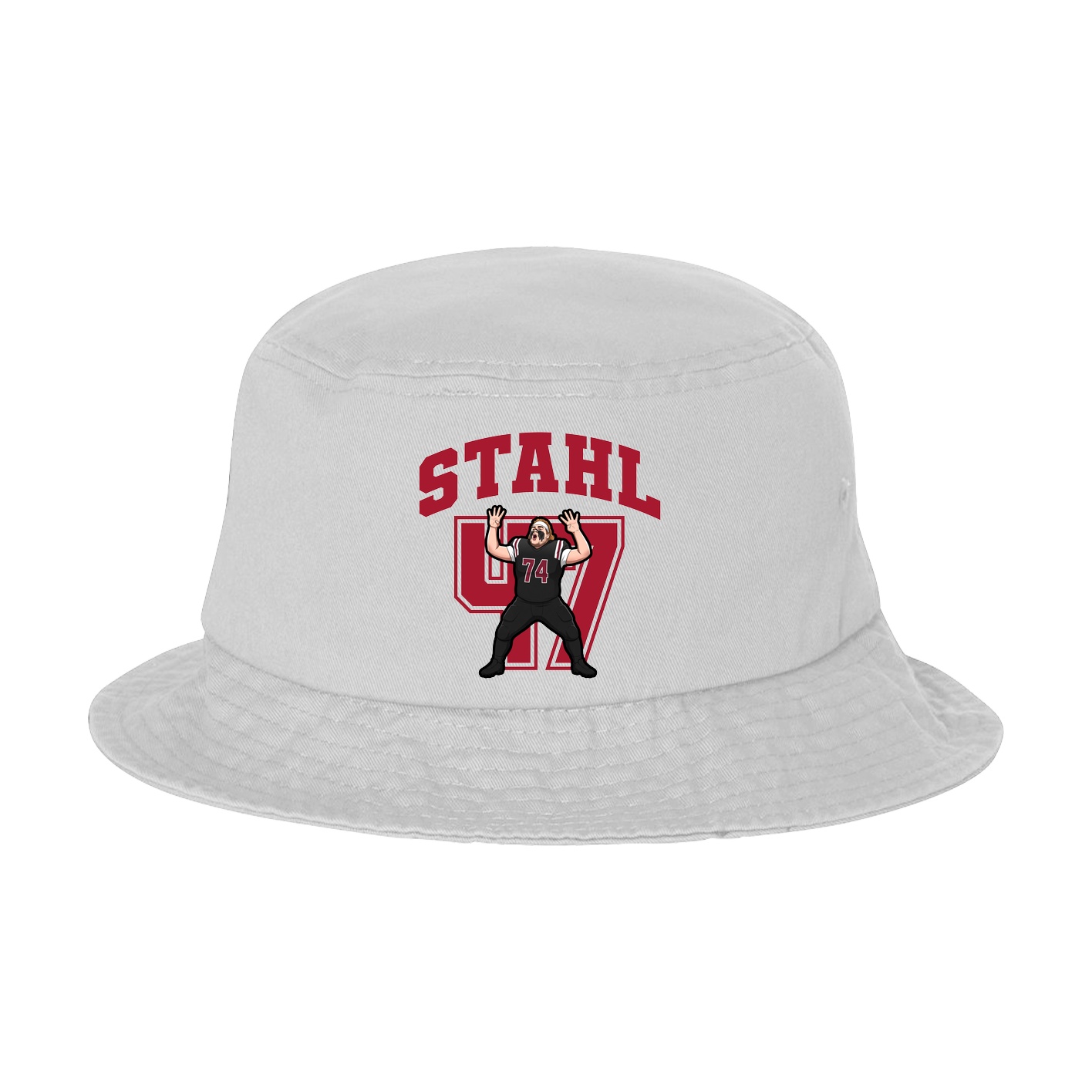Bucket Cap — Number in White