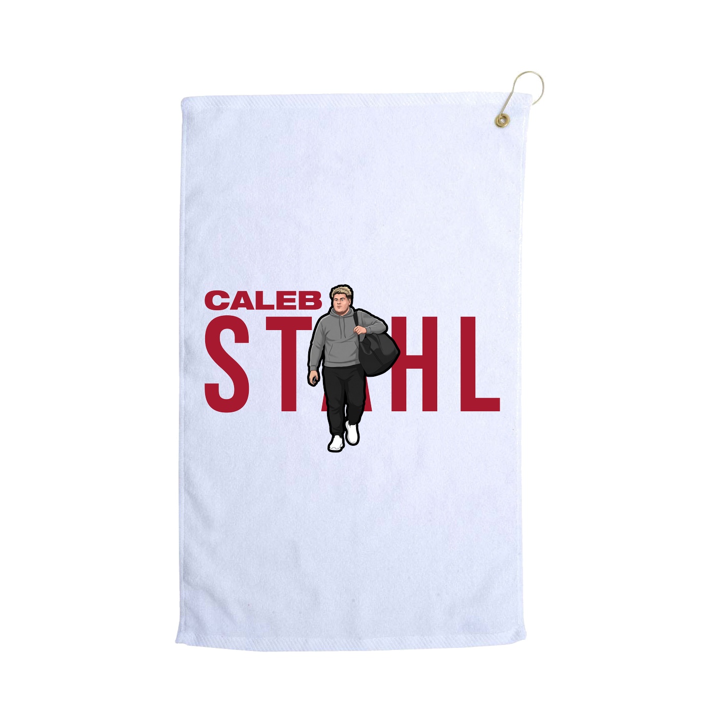 Golf Towel — Player Name in White