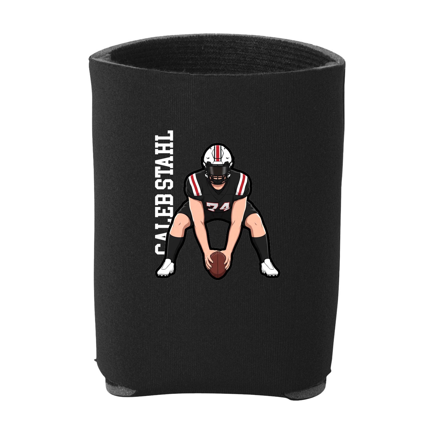 Can Holder — Name Vertical in Black