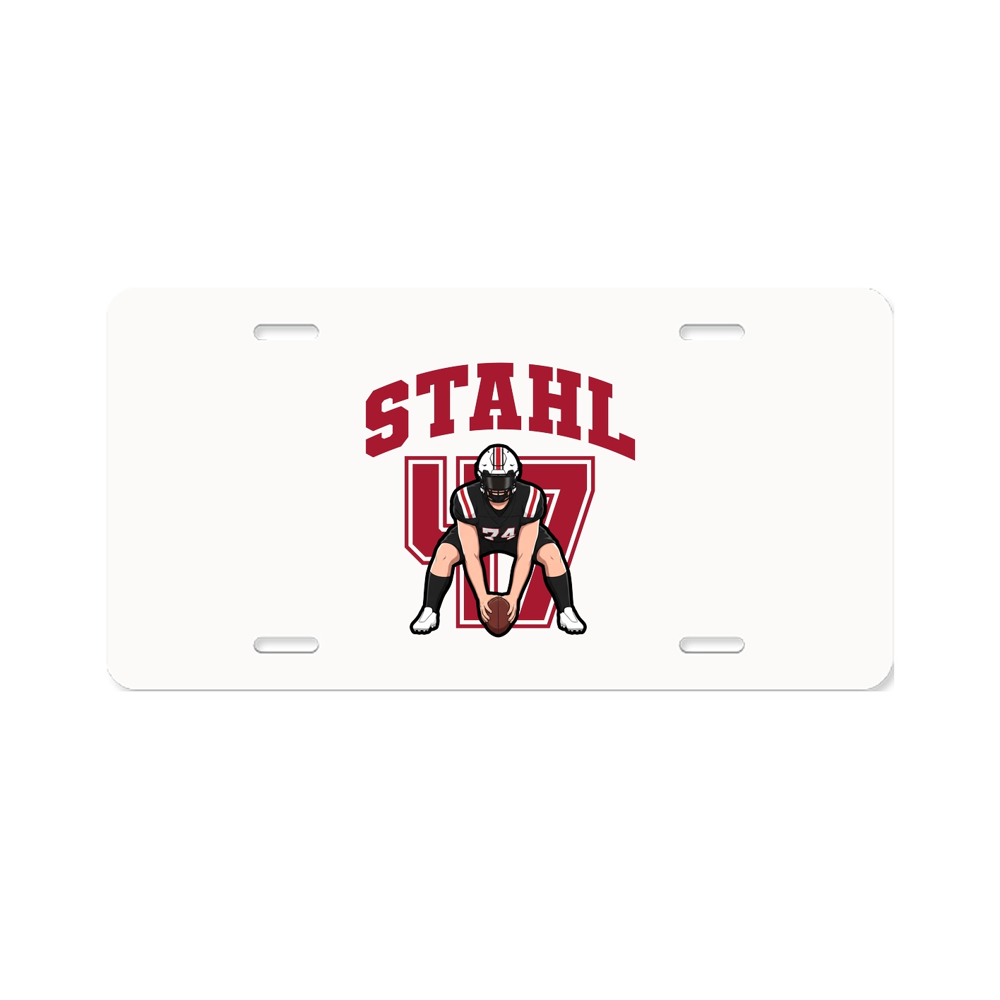 License Plate — Number in Classic
