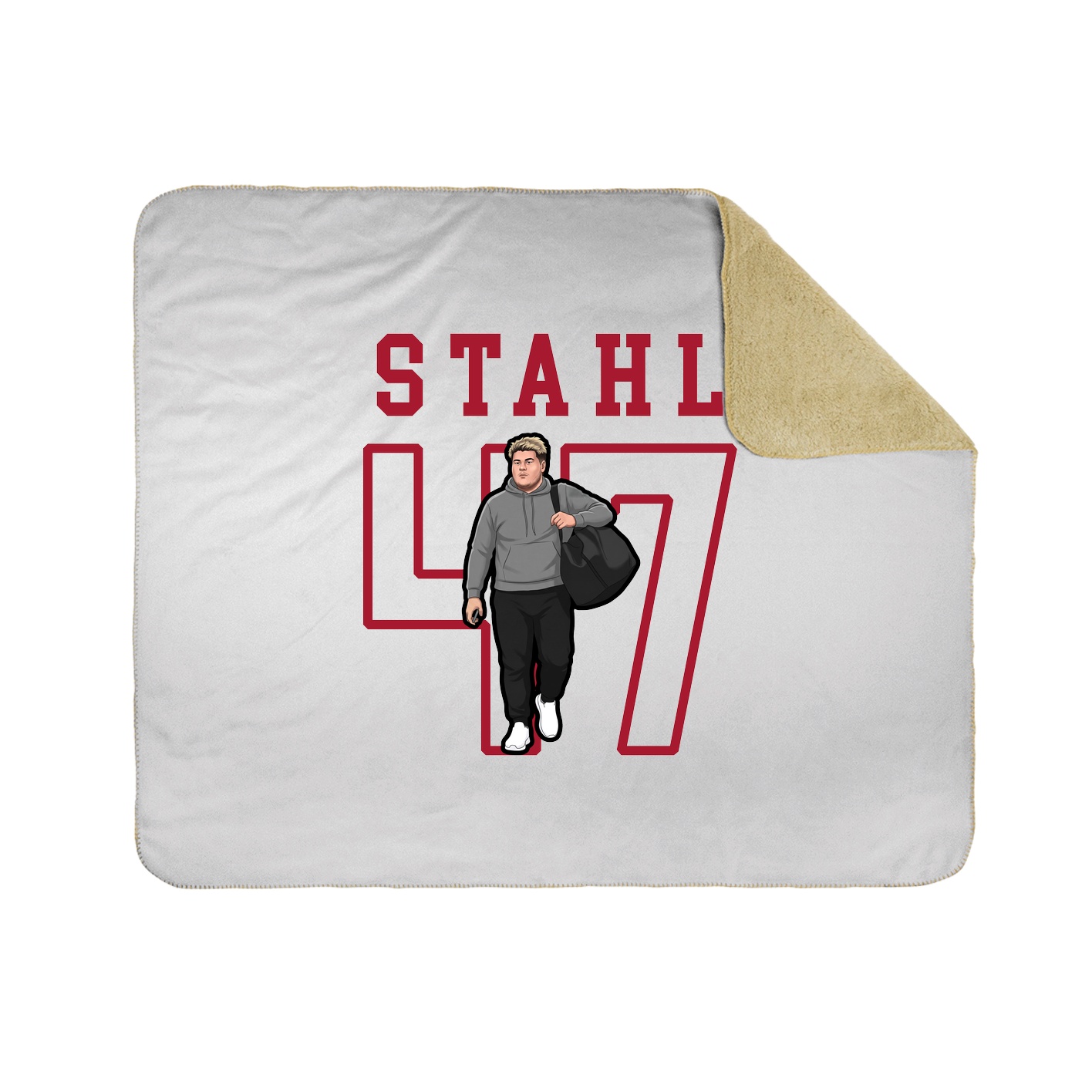 Throw Blanket — Shirsey in White
