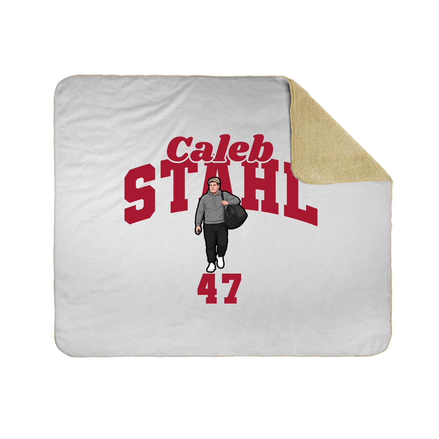 Throw Blanket — Signature Arch in White
