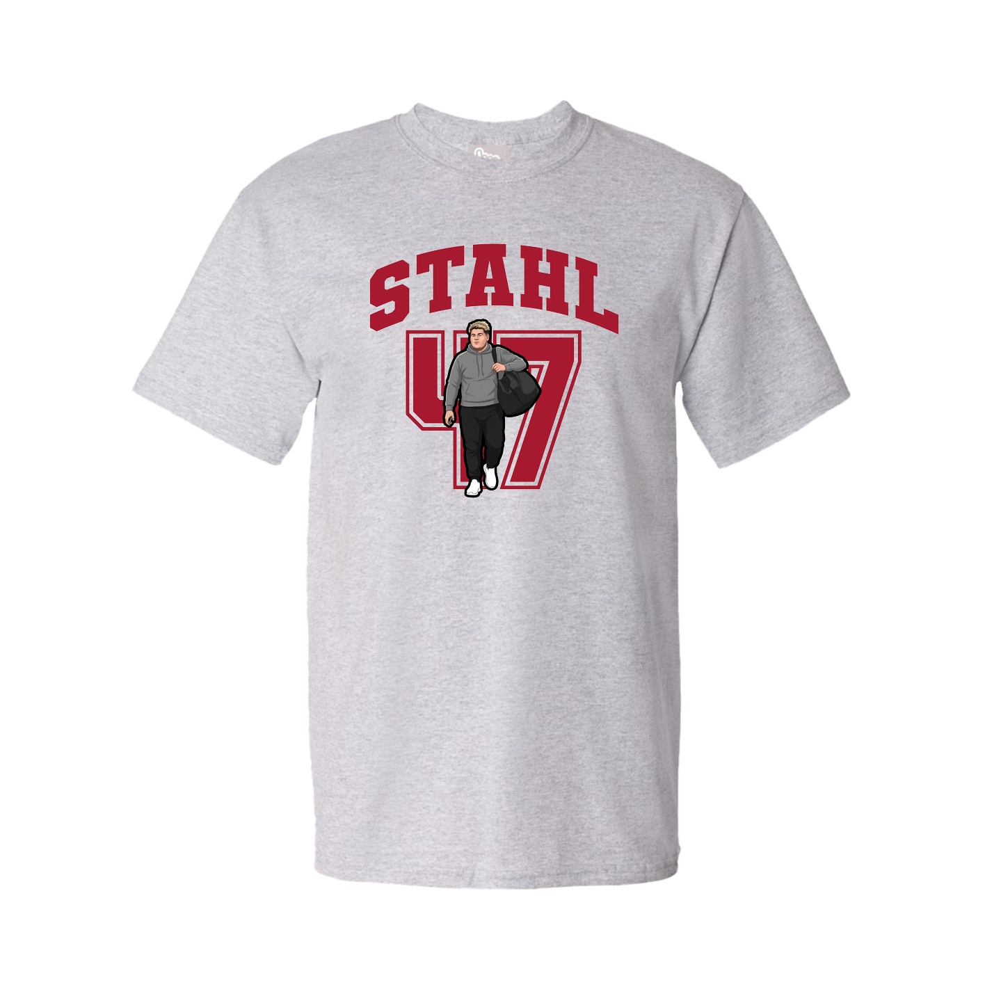 Youth Tee — Number in Grey