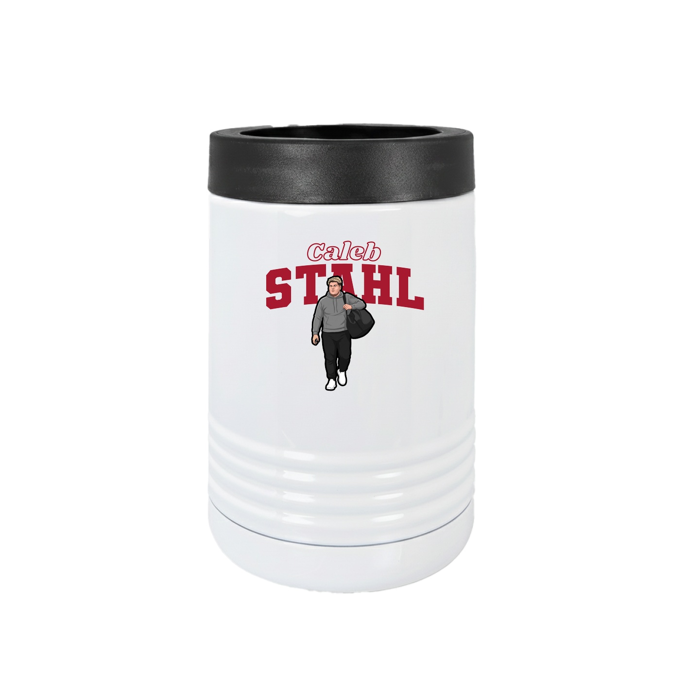 Beverage Holder — Name Arch in White