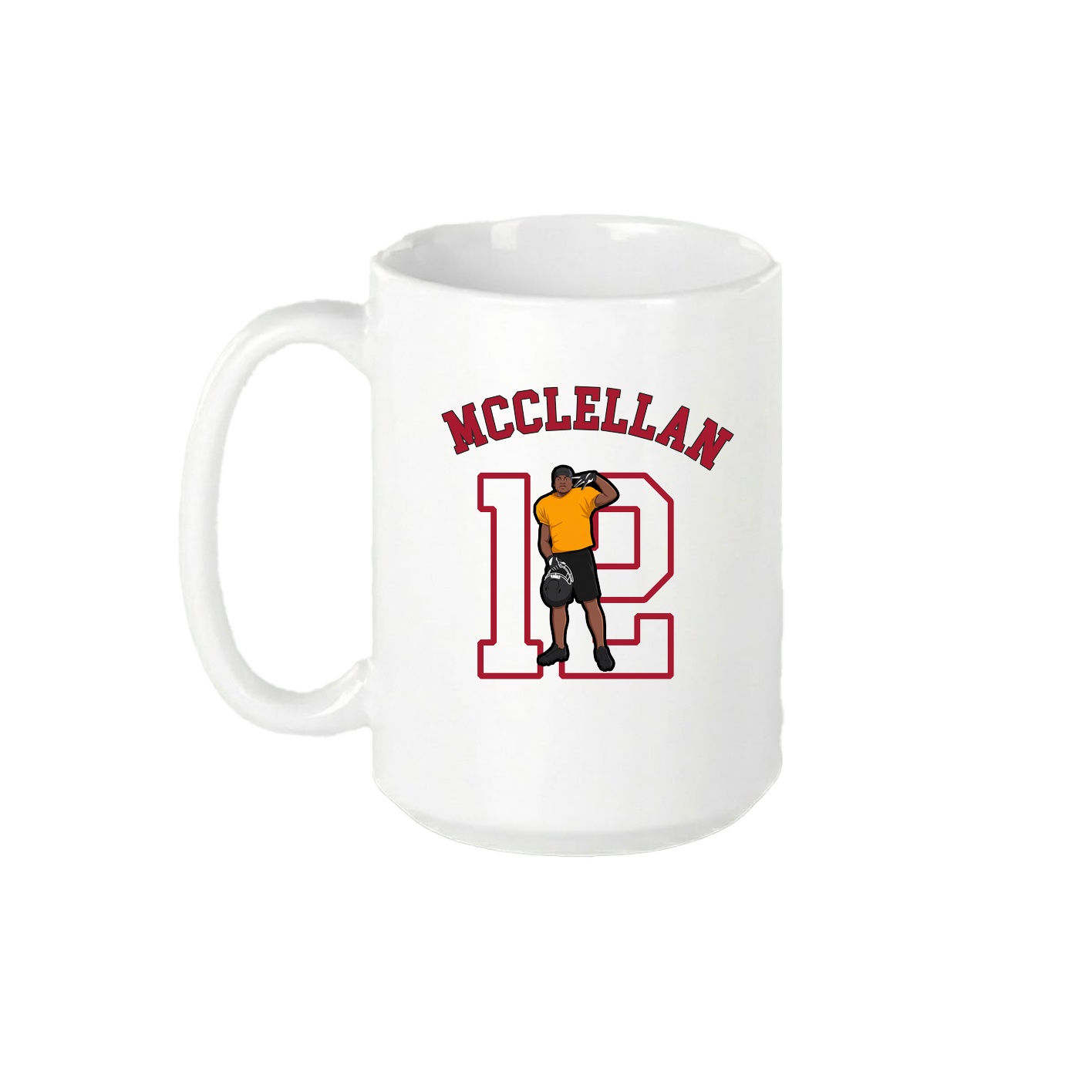 15oz Coffee Mug — Shirsey Arch in White