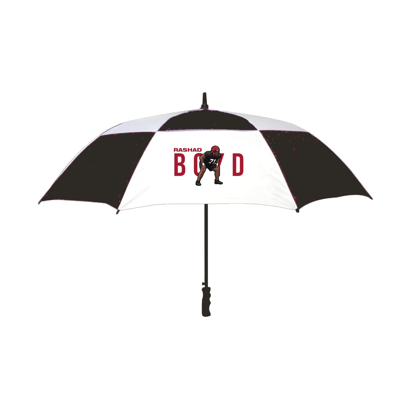 Golf Umbrella — Player Name in Black