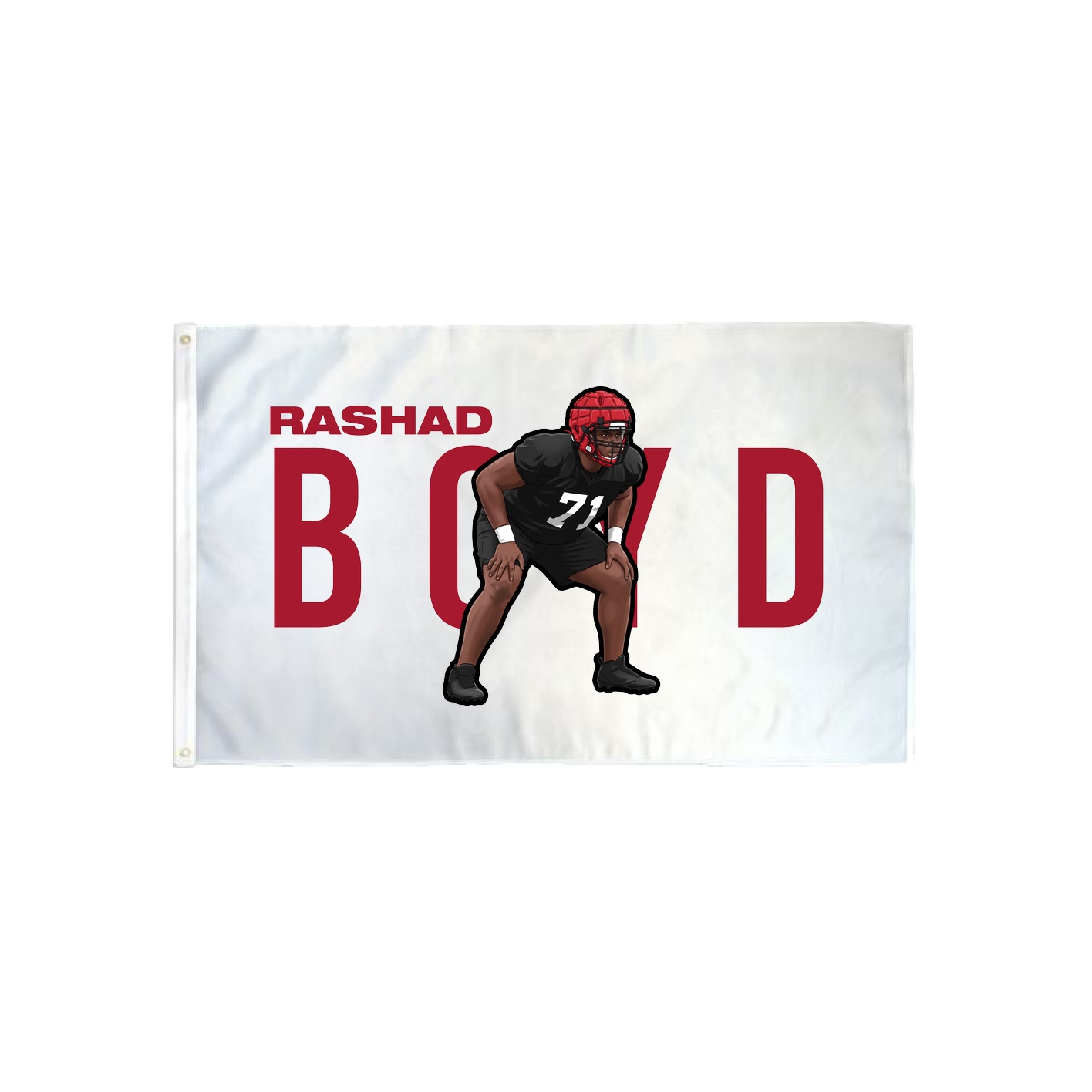 3x5 Flag — Player Name in Classic
