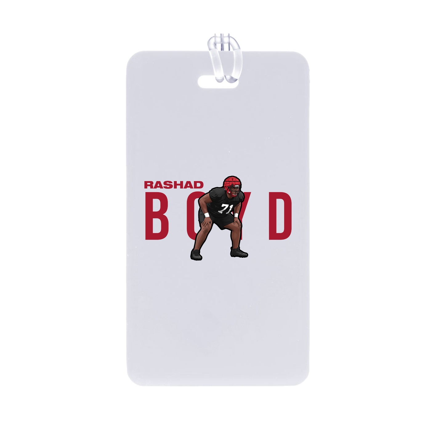 Bag Tag — Player Name in Classic