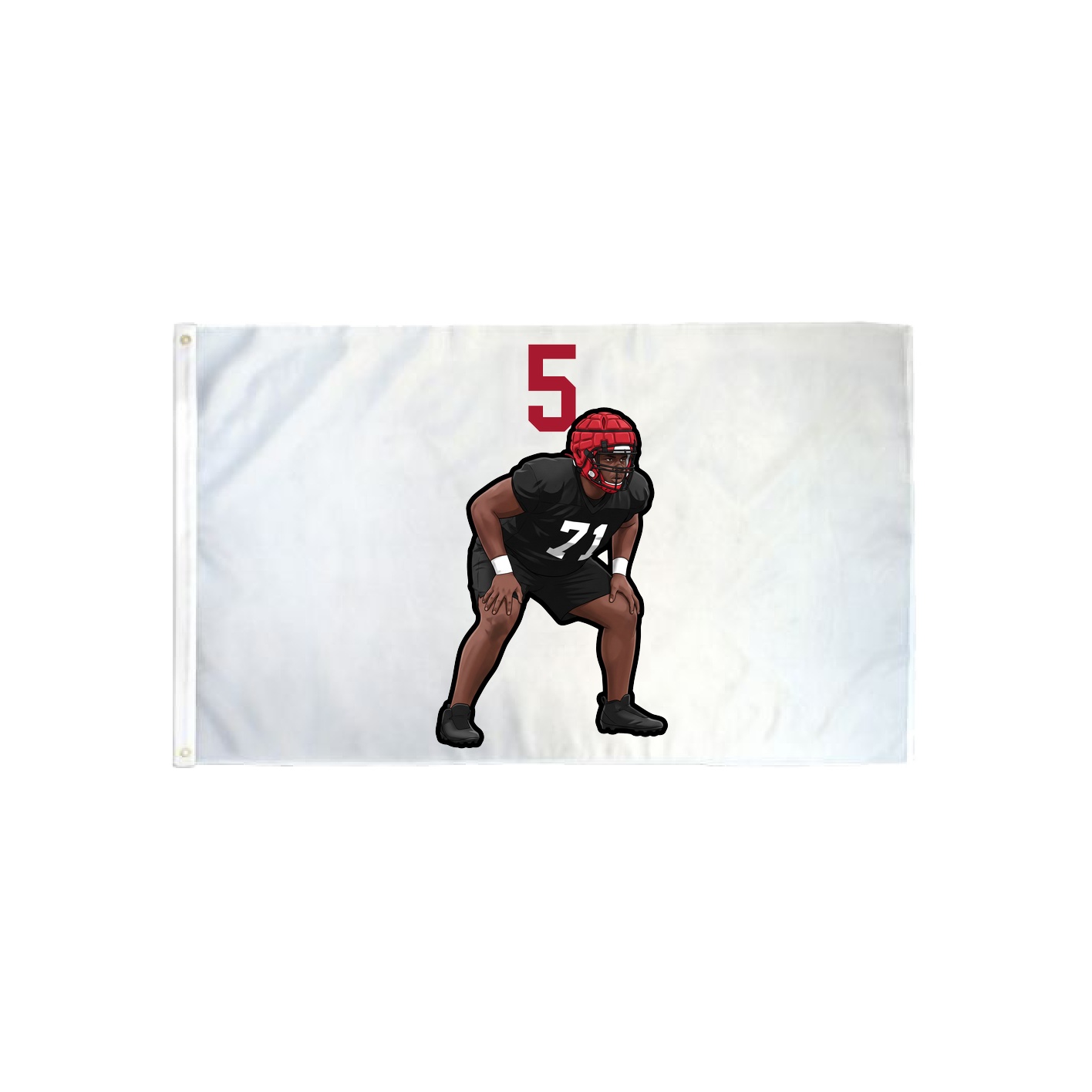 3x5 Flag — Number Top in Classic