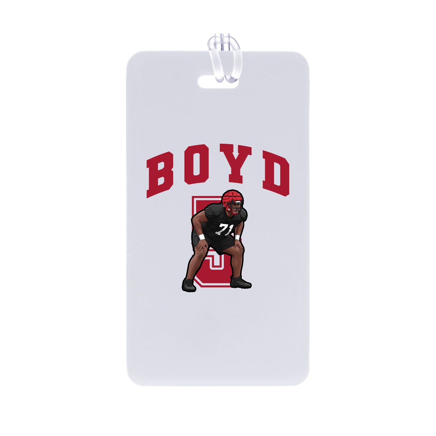 Bag Tag — Number in Classic