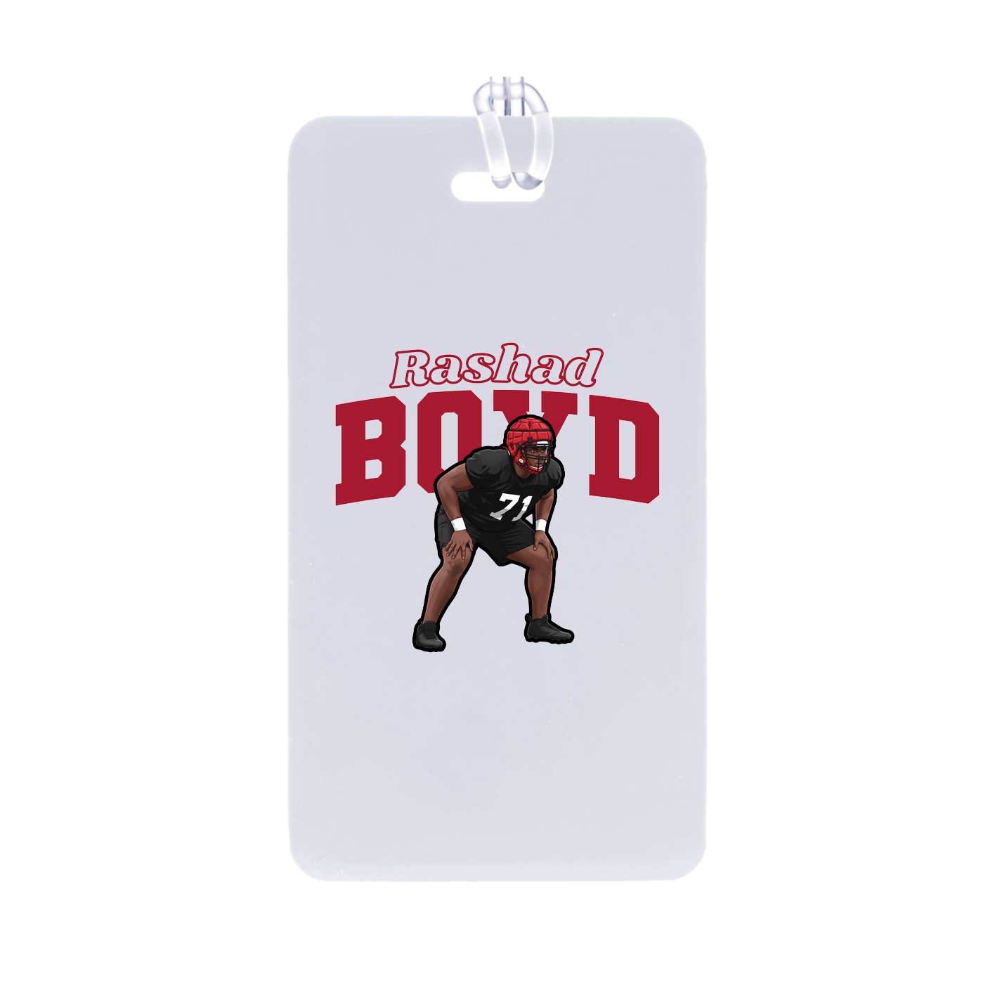 Bag Tag — Name Arch in Classic