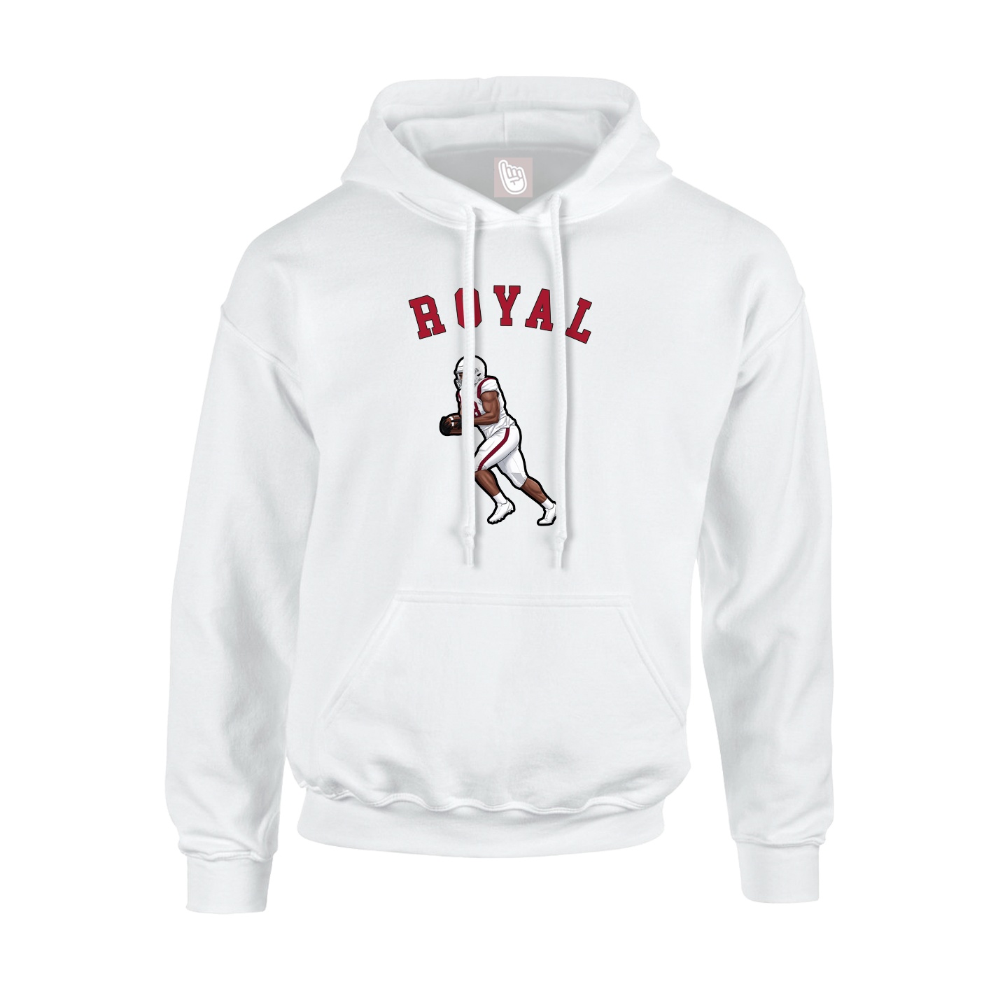 Hoodie — Shirsey Arch in White