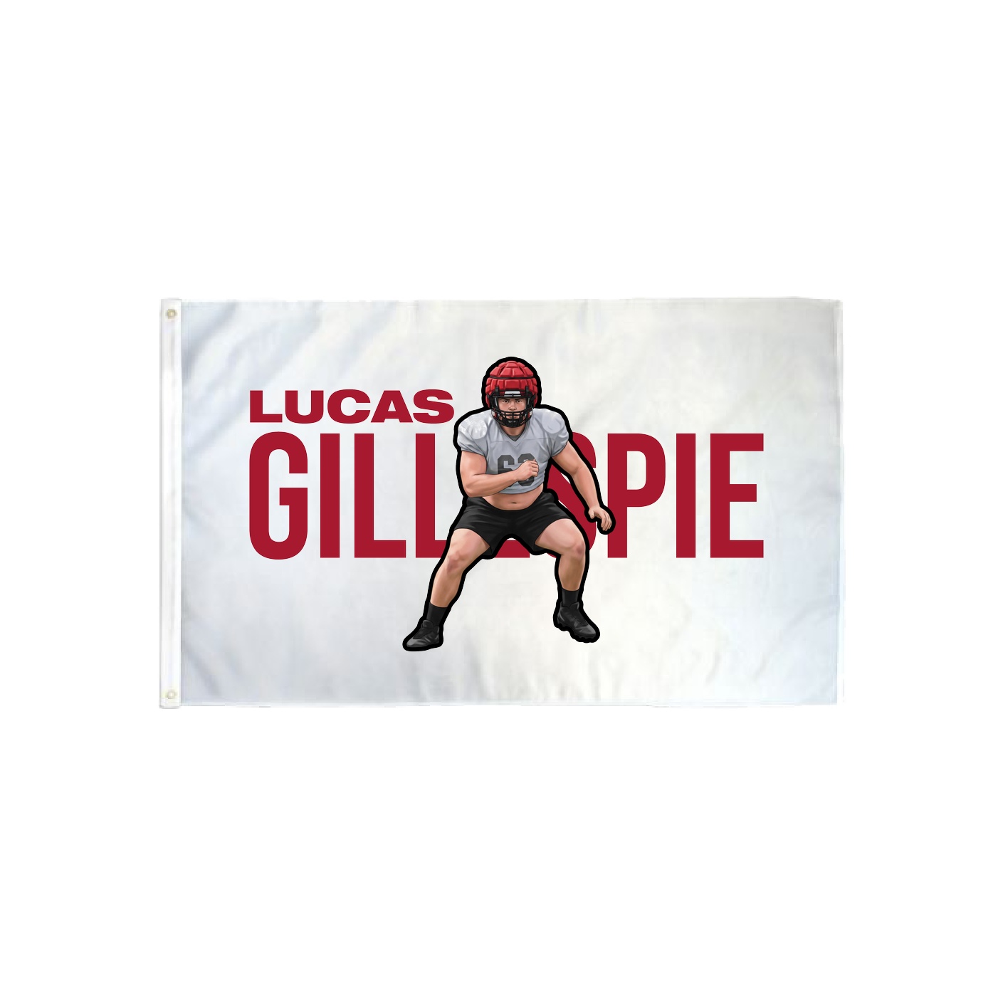 3x5 Flag — Player Name in Classic