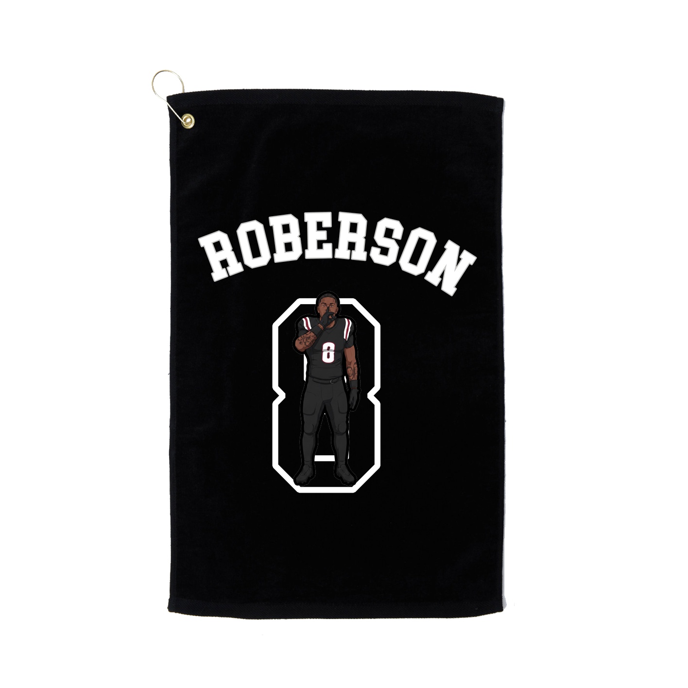 Golf Towel — Shirsey Arch in Black