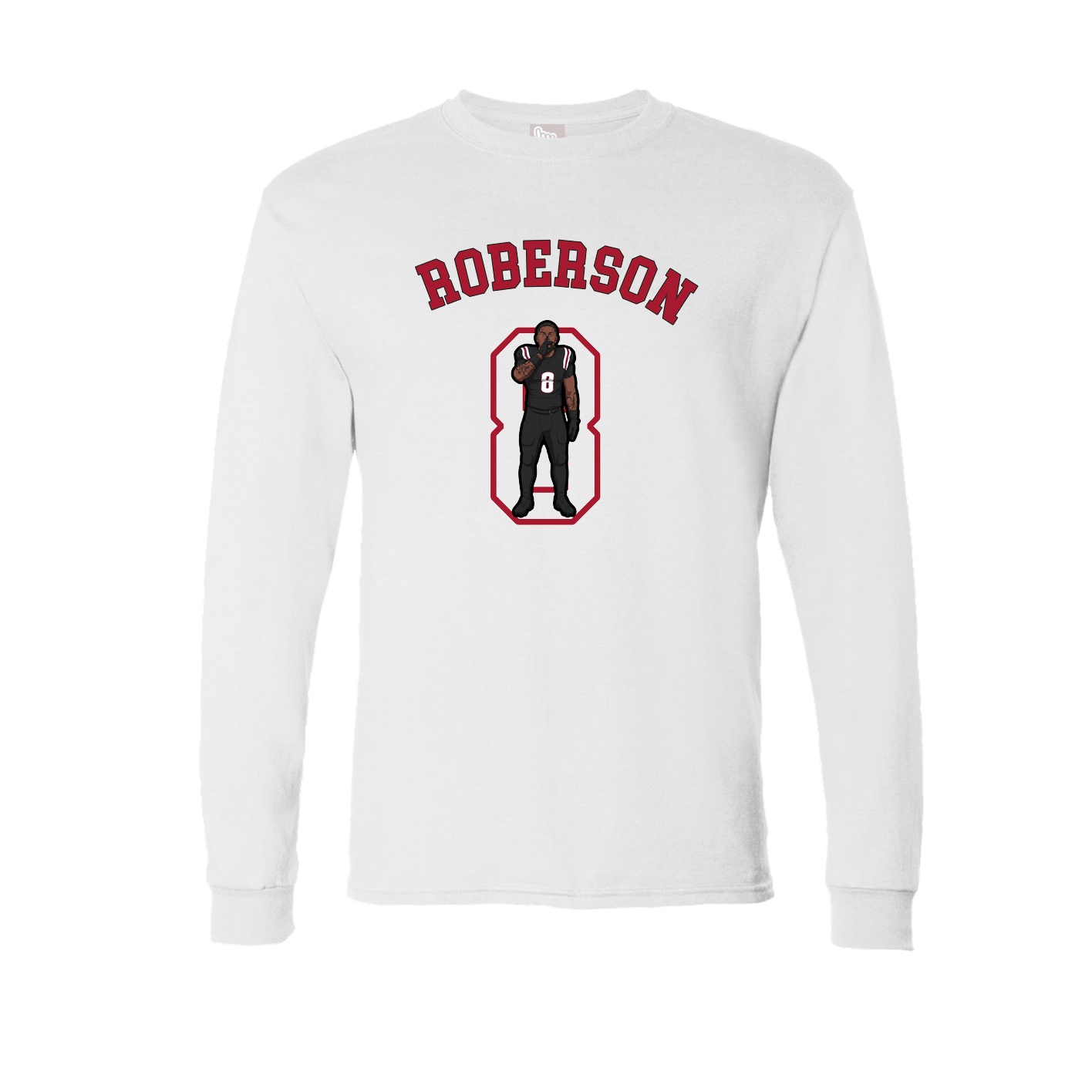 Long Sleeve Tee — Shirsey Arch in White