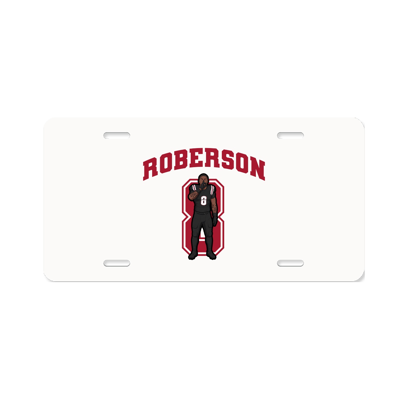 License Plate — Number in Classic
