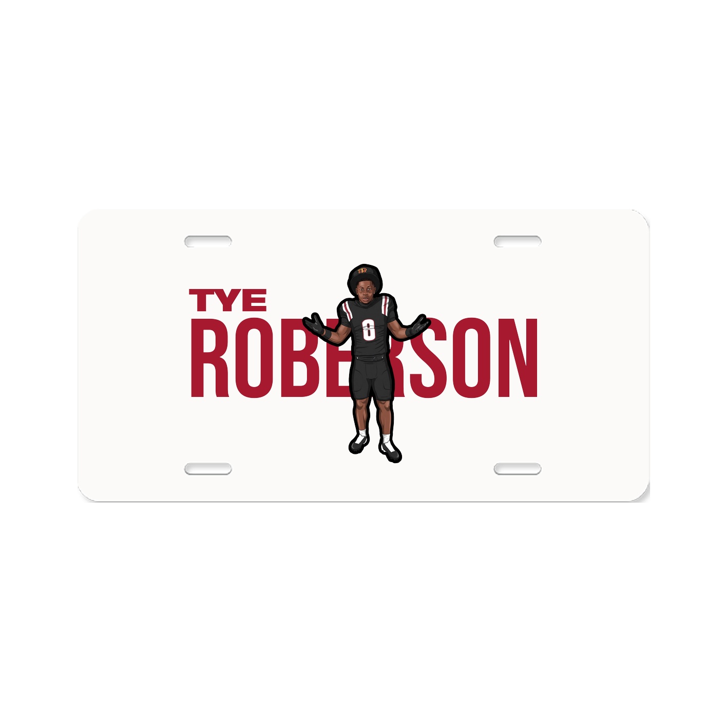 License Plate — Player Name in Classic